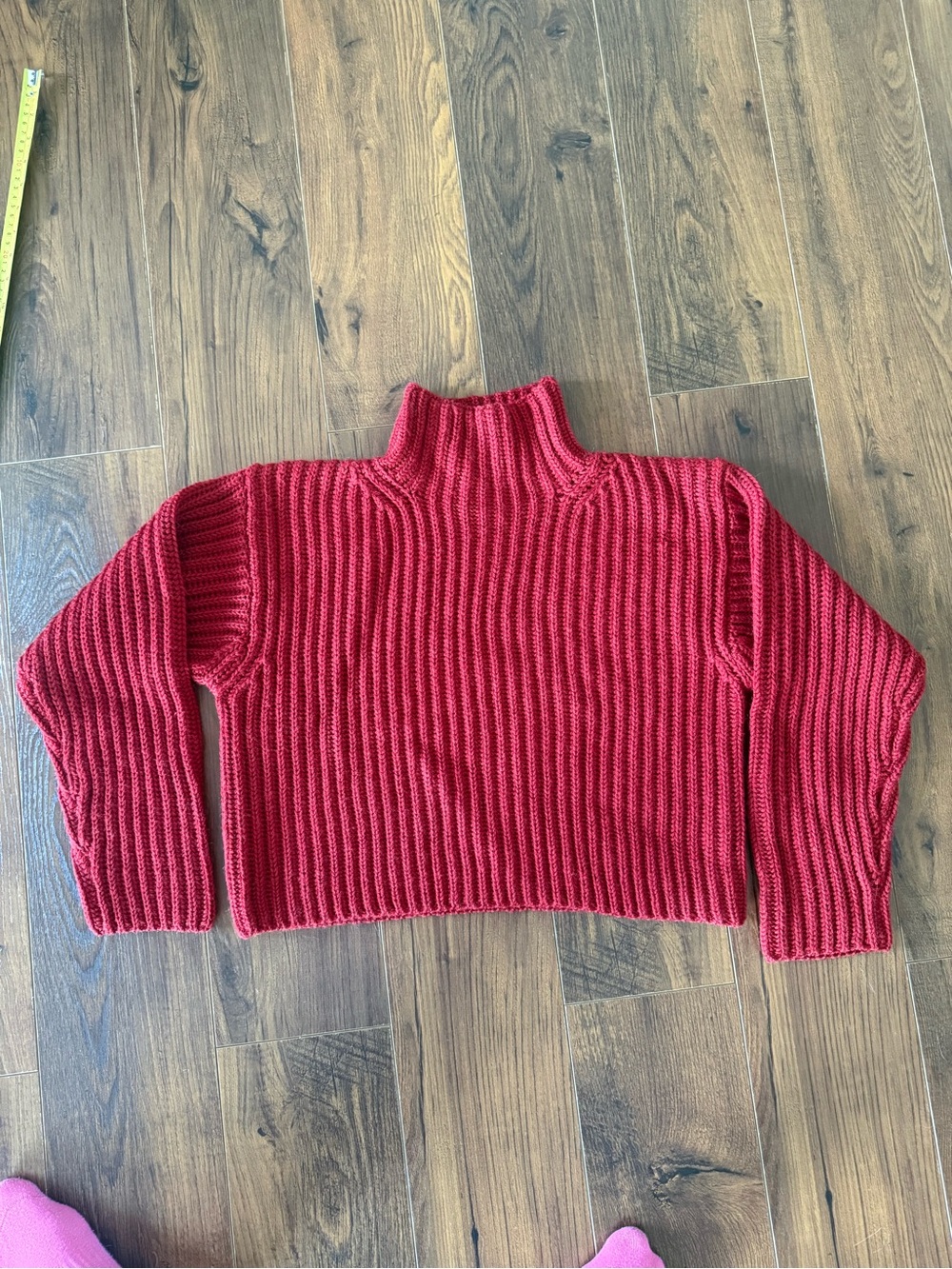 Vintage Calvin Klein Red Wool Sweater Size M